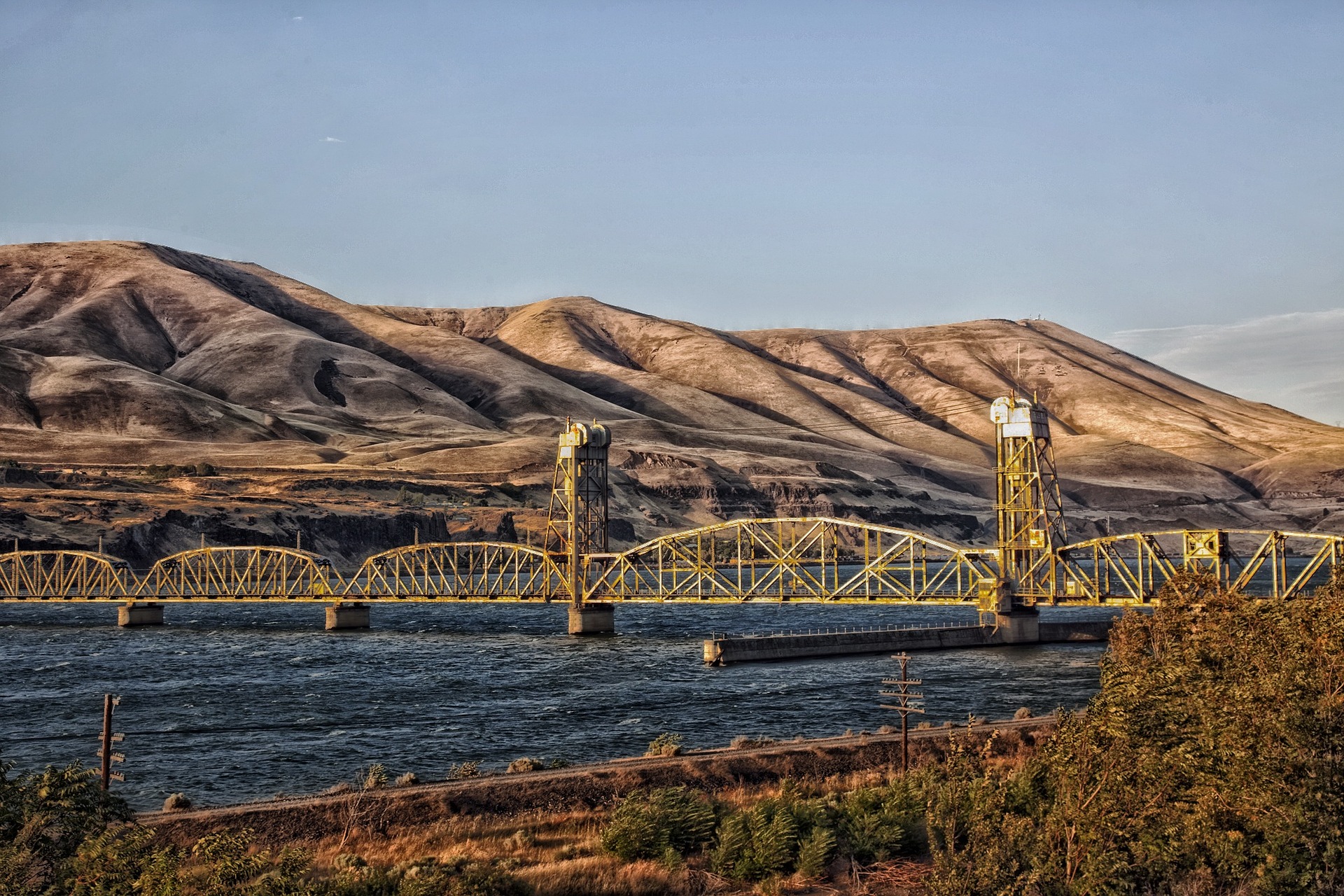 a bridge and waterway